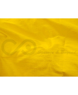 School bus yellow D459 Seide Gewebe Dupioni