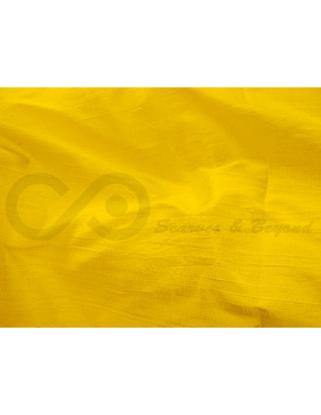 School bus yellow D459 Tecido de seda Dupioni
