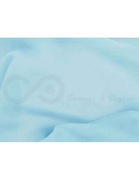 Light steel blue C004  Tecido de chiffon de seda