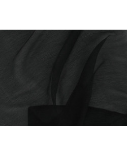 Black C037  Chiffon di seta