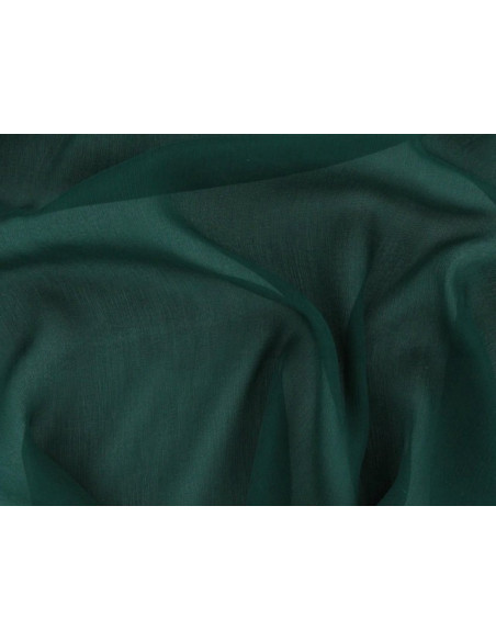 Dark green C049  Chiffon di seta