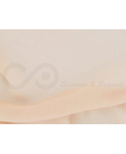 Apricot peach C064  Tecido de chiffon de seda
