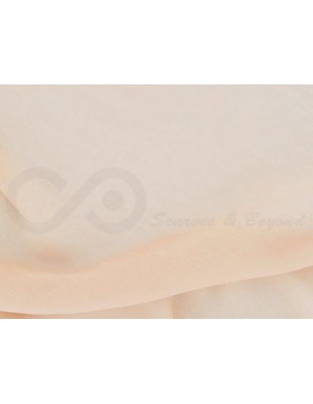 Apricot peach C064  Chiffon di seta