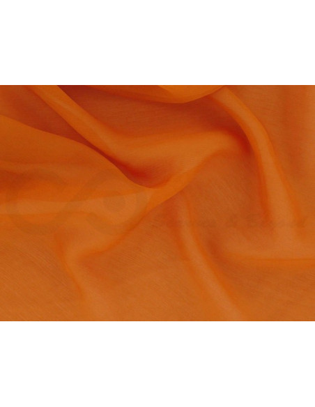Orange roughy C067  Tissu de mousseline de soie