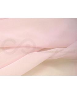 Baby pink C077  Tejido de seda de gasa
