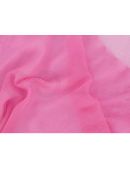 Deep blush C078  Tecido de chiffon de seda