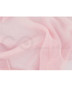 Oyster pale pink C080  Tejido de seda de gasa