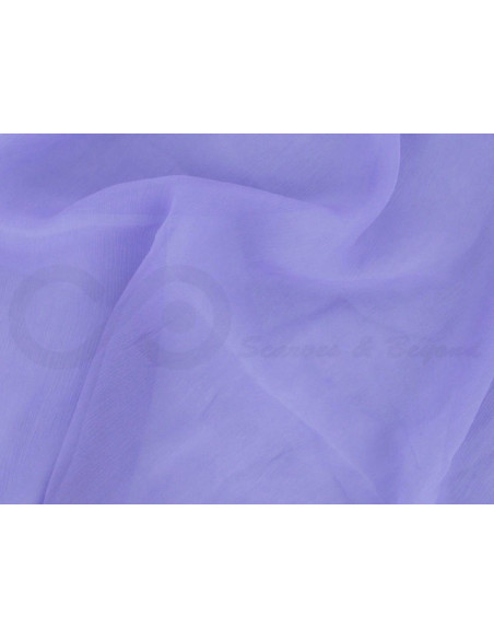 Cold purple C103  Tecido de chiffon de seda