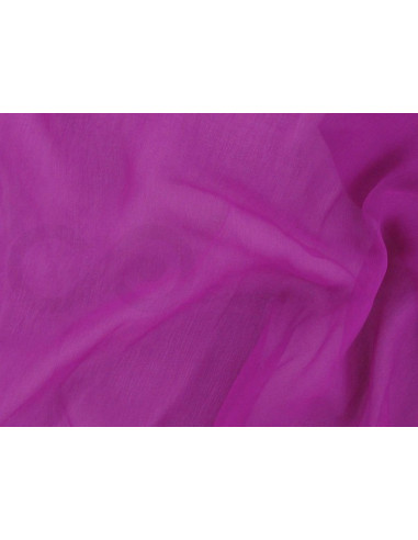 Plum C105  Tissu de mousseline de soie