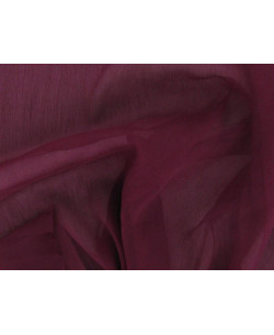 Wine berry C108  Silk Chiffon Fabric