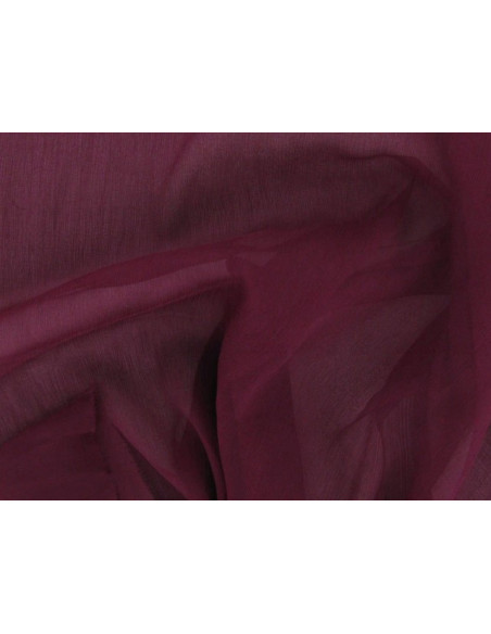 Wine berry C108  Silk Chiffon Fabric