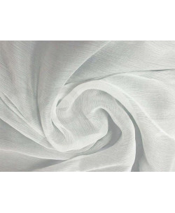 White off C119  Seide Gewebe Chiffon