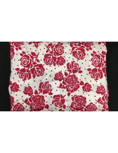 TP040 Tafetán de seda impresa