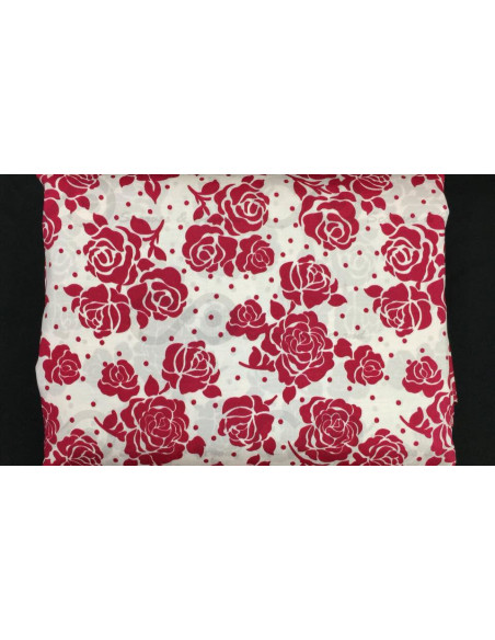 TP040 Tafetán de seda impresa