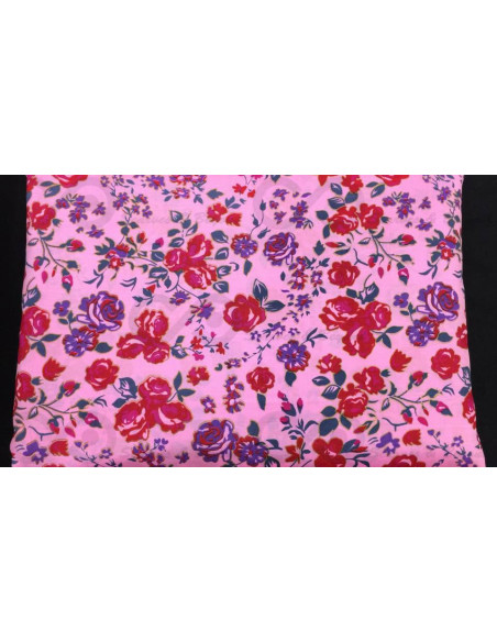 TP111 Tafetán de seda impresa