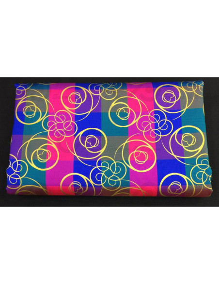 TP166 Seda de tafetá impressa