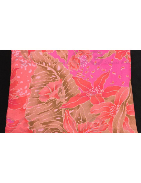 TP393 Tafetán de seda impresa