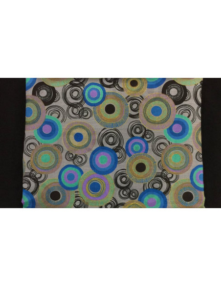 TP458 Tafetán de seda impresa