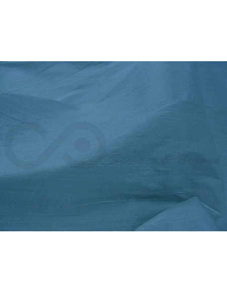 Air force blue S001 Шелковая ткань Шантунг