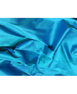Bondi Blue S006 Silk Shantung Fabric
