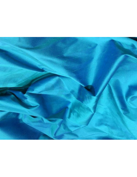 Bondi Blue S006 Tissu Shantung en soie