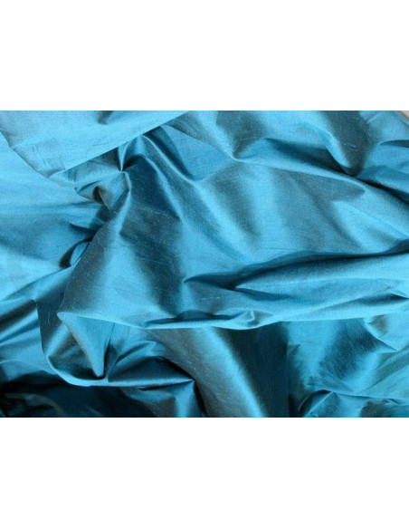 Fountain Blue S013 Tissu Shantung en soie