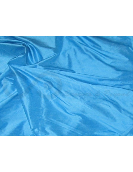 Picton Blue S022 Tissu Shantung en soie