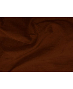 Seal brown S077 Tissu Shantung en soie
