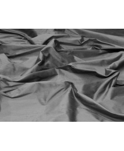 Dark Silver S146 Shantung Seide Stoff