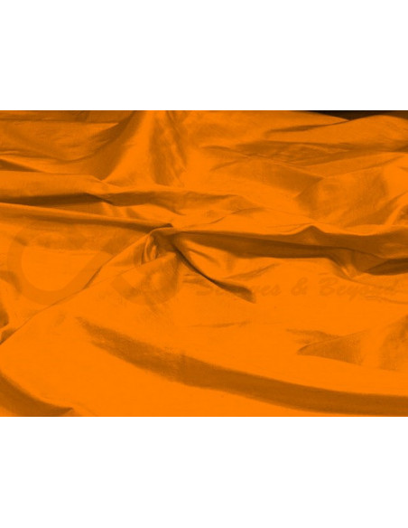 Orange S255 Шелковая ткань Шантунг
