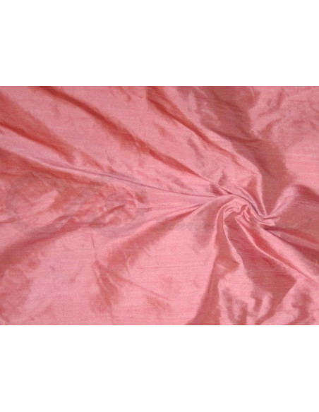 New York Pink S298 Tissu Shantung en soie