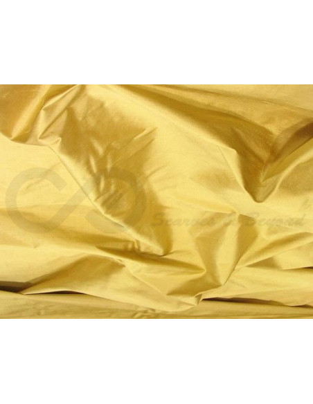 Metallic Gold S461 Tela shantung de seda
