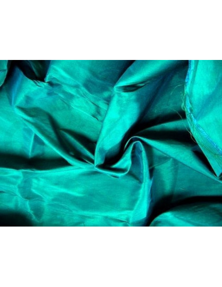 Bright Turquoise T013 Tecido de seda de tafetá