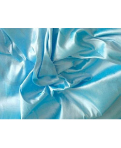 Cadet Blue T014 Tissu en taffetas de soie