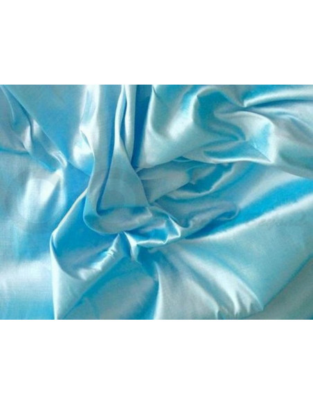 Cadet Blue T014 Tissu en taffetas de soie
