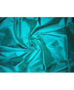 Iris Blue T030 Seiden Taft Stoff