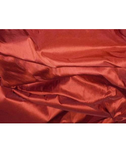 Roof Terracotta T086 Seiden Taft Stoff
