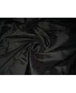 Black T148 Tissu en taffetas de soie
