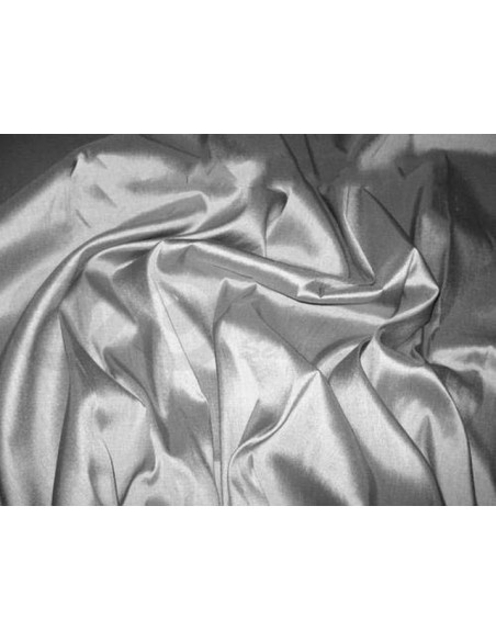 Gray T154 Tecido de seda de tafetá