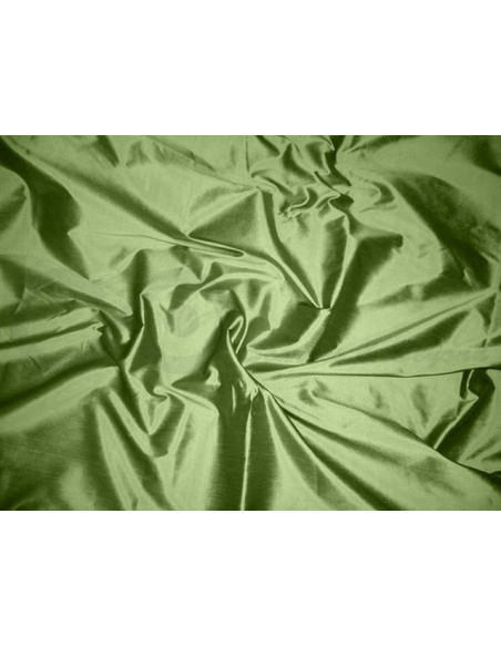 Dark olive green T176 Шелковая ткань из тафты