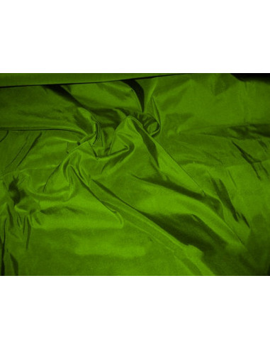 Green T184 Tecido de seda de tafetá