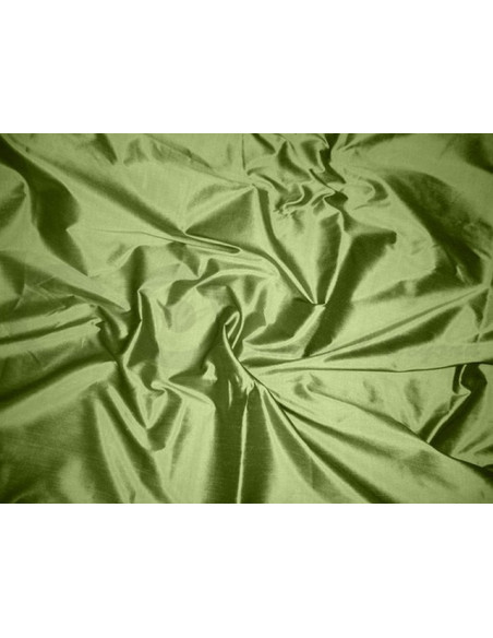 Moss green T192 Шелковая ткань из тафты