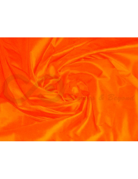 International orange T252 Tecido de seda de tafetá