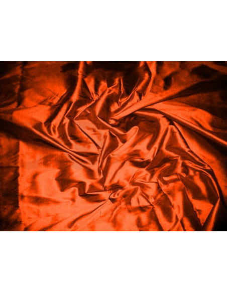 Orange red T255 Silk Taffeta Fabric