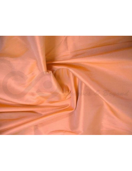 Raw Sienna T261 Tecido de seda de tafetá