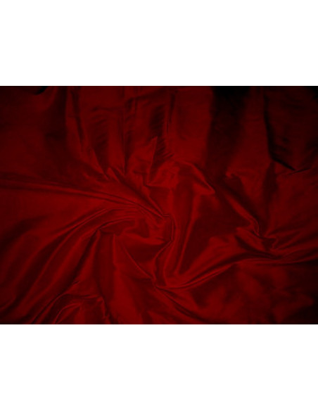Dark red T335 Шелковая ткань из тафты