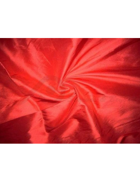 Red Orange T340 Silk Taffeta Fabric