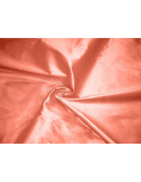 Terra cotta T346 Tecido de seda de tafetá