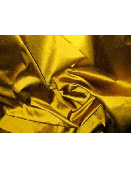 Golden Grass T457 Tecido de seda de tafetá