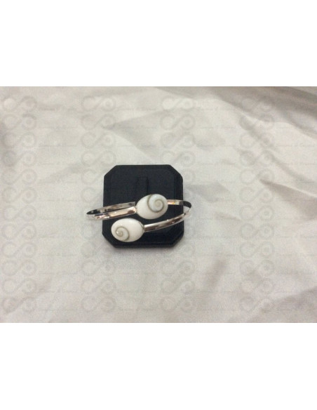 SB 0002 Braccialetto in Argento con Occhio di Shiva